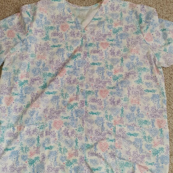 LOT OF 4 SCRUBS TOPS MEDICAL NURSING UNIFORM~SB SCRUBS~SCRUBSTAR-WOMENS SIZE XL - Picture 6 of 6